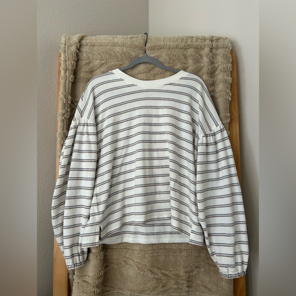 Madewell striped longsleeve shirt